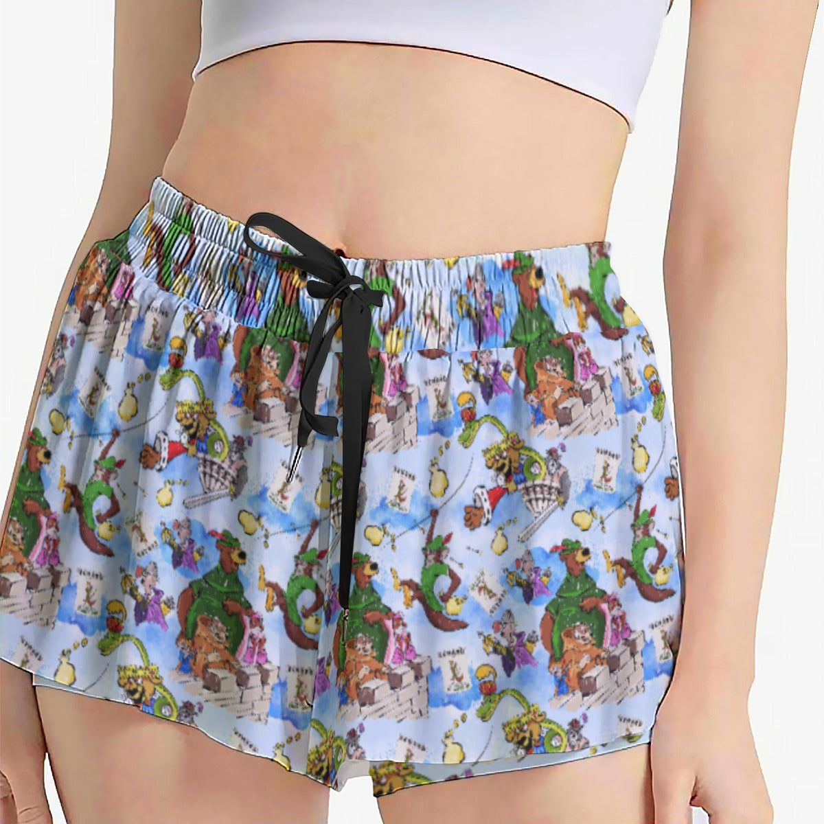 Robin Hood Adventure - Women's Flowy Pocket Shorts