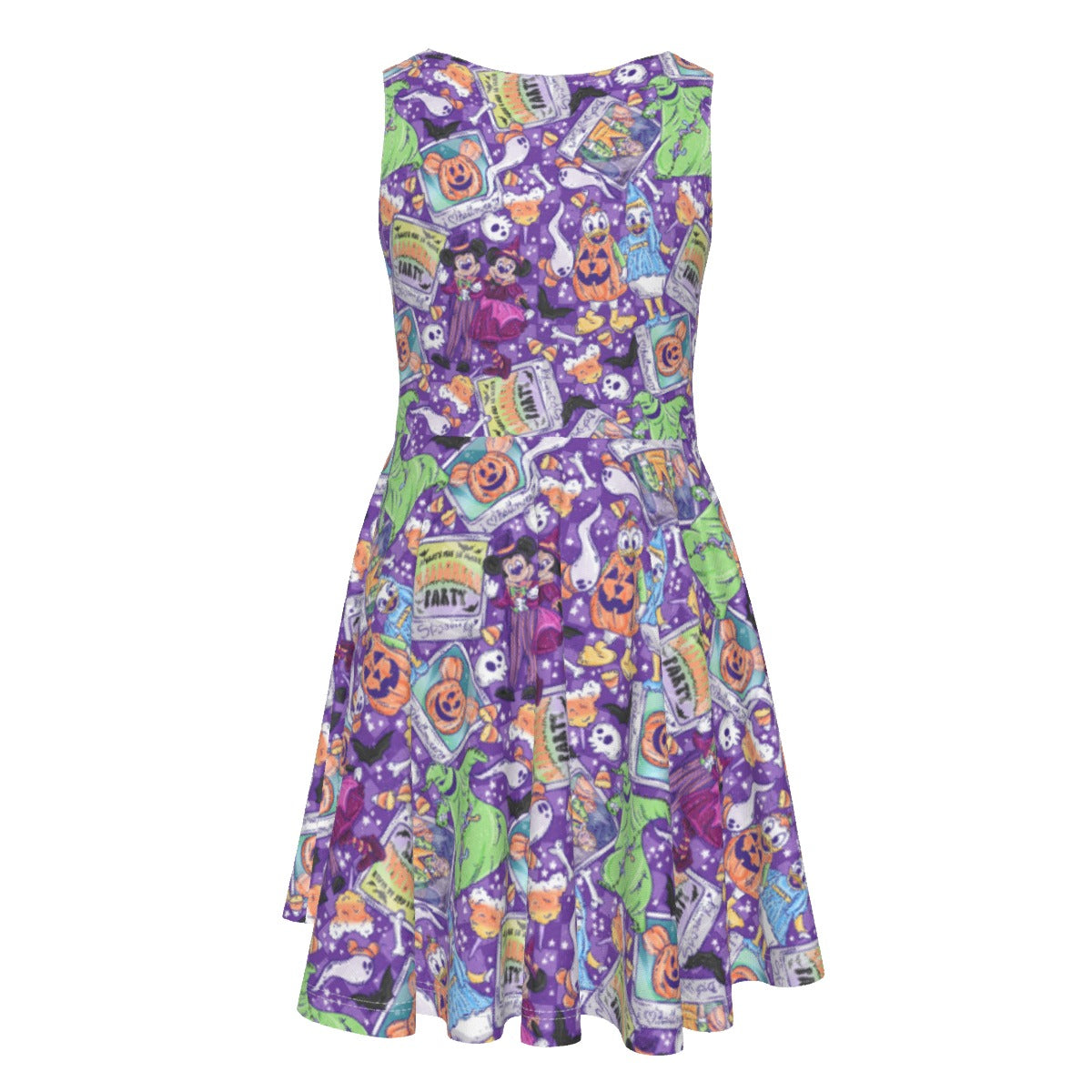 Not So Scary Halloween Party - Kid's Sleeveless Skater Dress