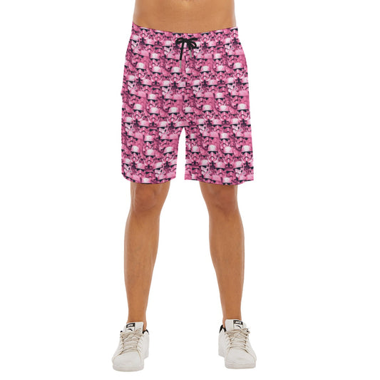 Pink Helmet Battalion - Men’s Pocket Beach Shorts