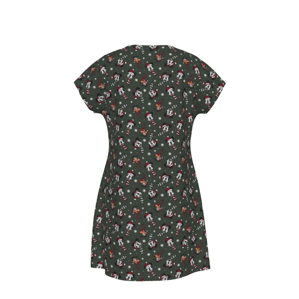 Vintage Holiday Friends - Women's T-Shirt Dress