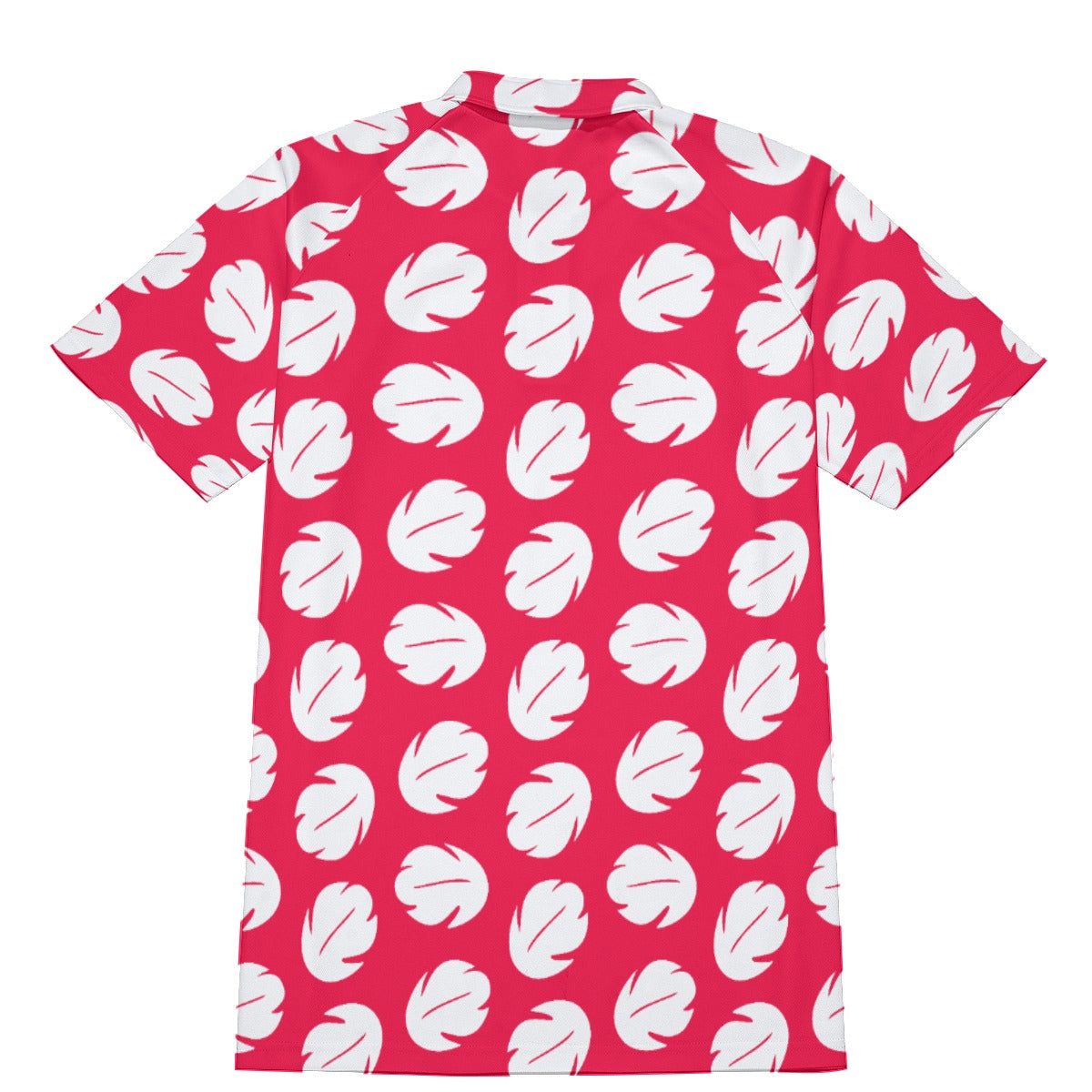 Island Leaf Print - Men's Polo Shirt