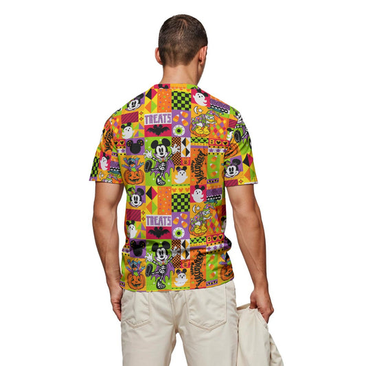 Spooky Patchwork Treats - Men's Short Sleeve T-Shirt