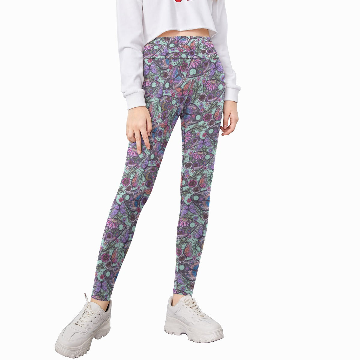 Butterfly Planchettes - Kid's Leggings