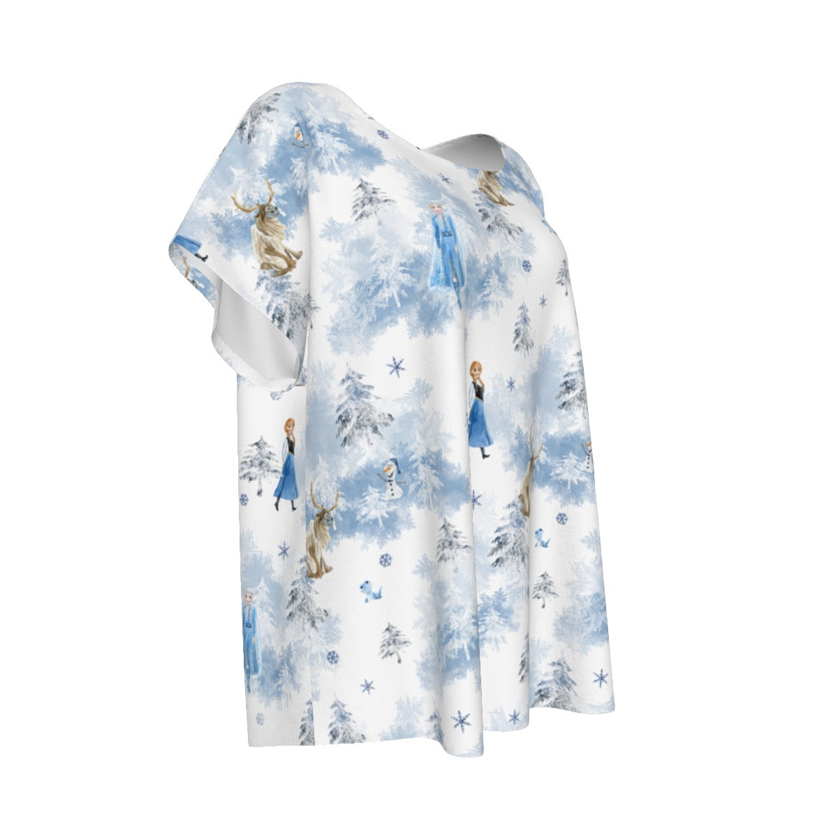 Enchanted Winter Landscape - Women’s Relaxed Fit Scoop Tee