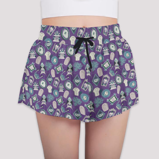 Tomb Sweet Tomb - Girls’ Flowy Pocket Shorts