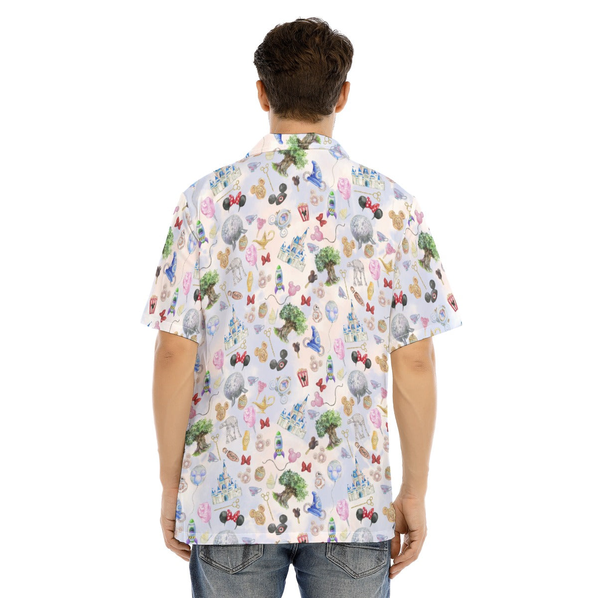 WDW Park Hopper - Men's Hawaiian Button Up Shirt