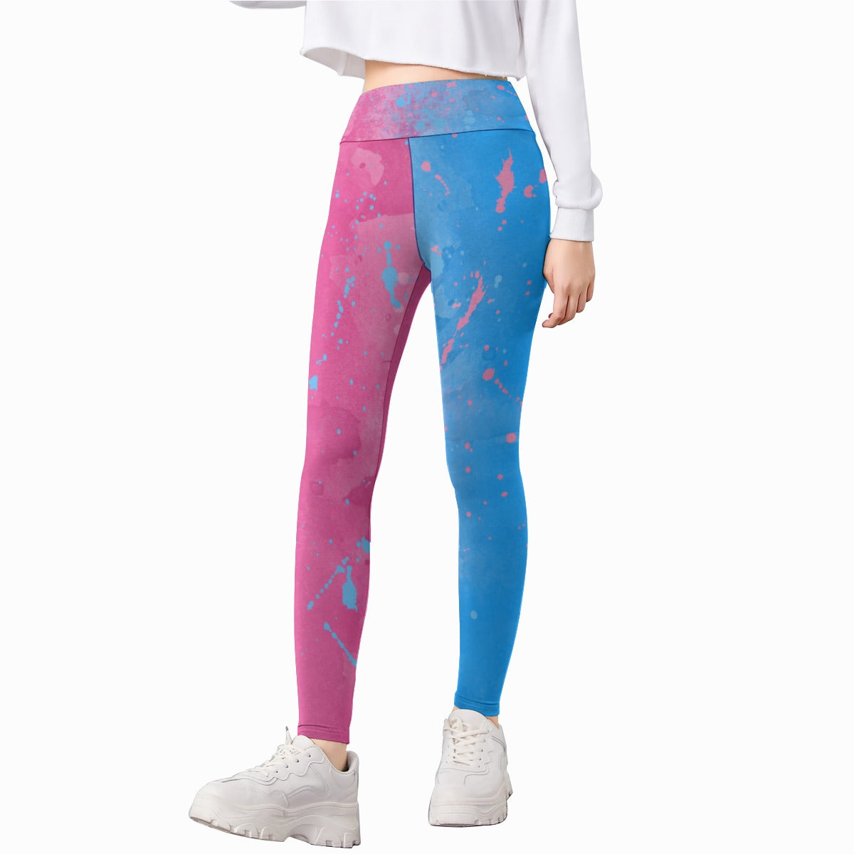 Pink or Blue Fairytale Dress - Kid's Leggings