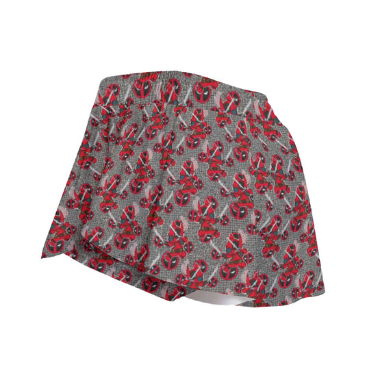 Superhero Stitch - Red Masked Hero - Women's Flowy Pocket Shorts
