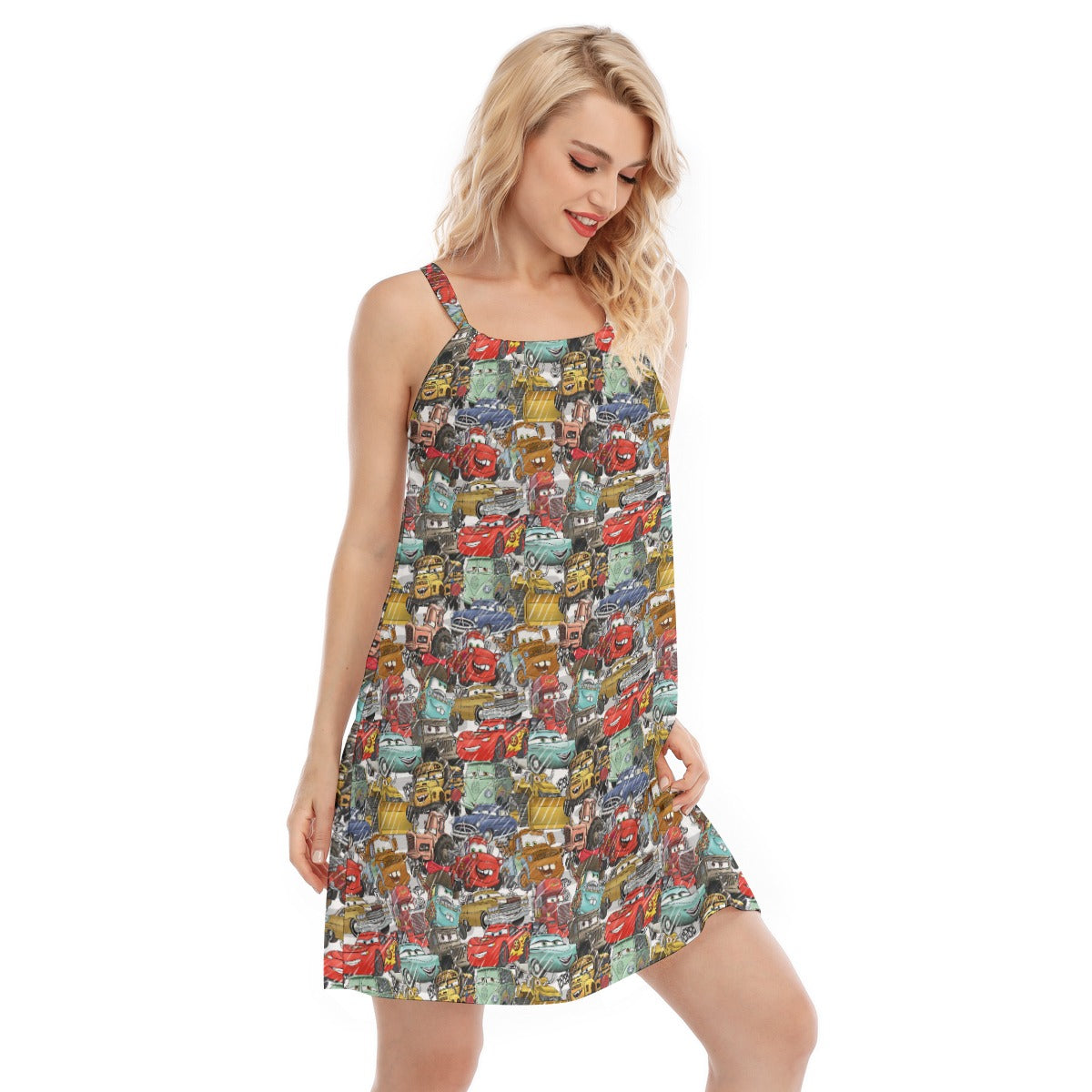 Racing Legends Sketch - Women’s Adjustable Sundress