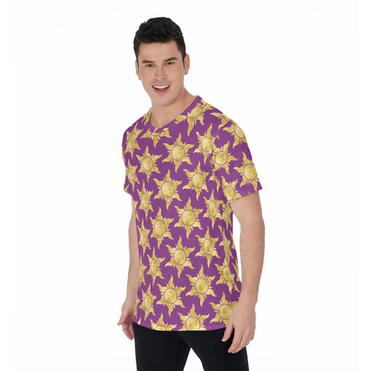Golden Sun Symbols - Men's Short Sleeve T-Shirt
