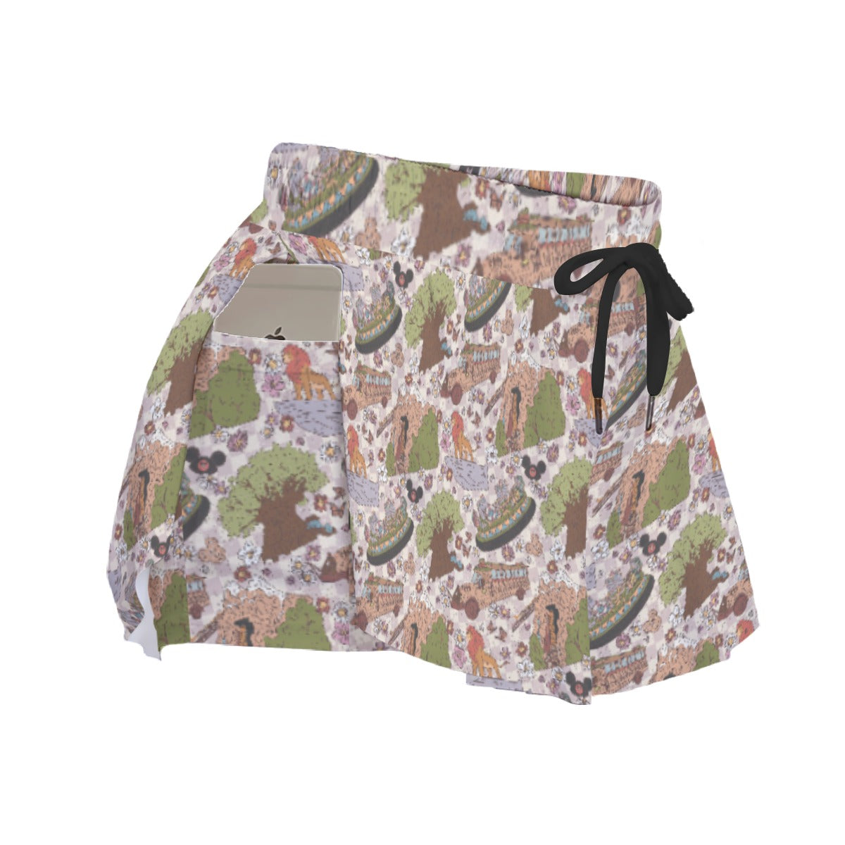 Hand Drawn AK - Women's Flowy Pocket Shorts