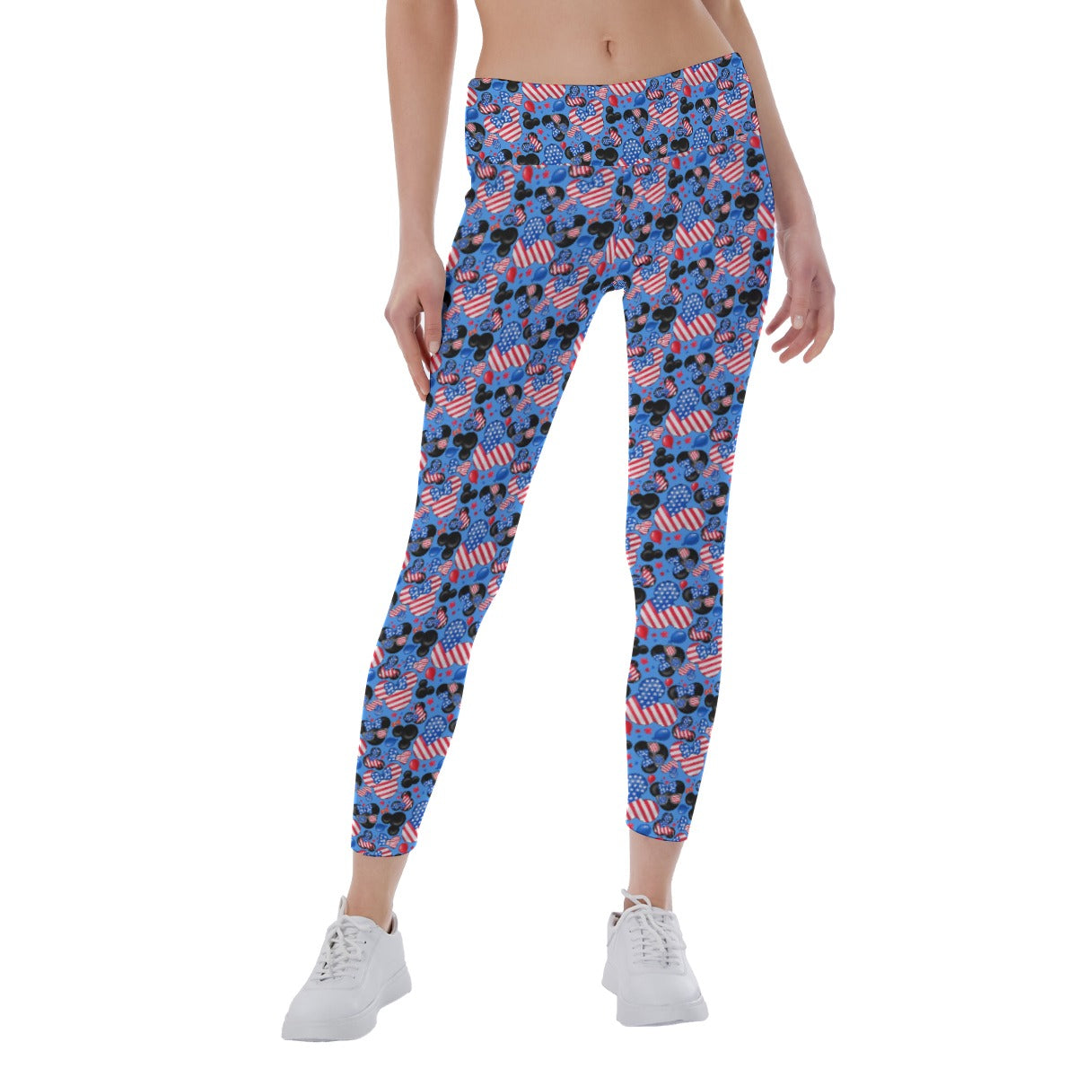 Mouse Fourth of July Celebration - Women's Yoga Leggings