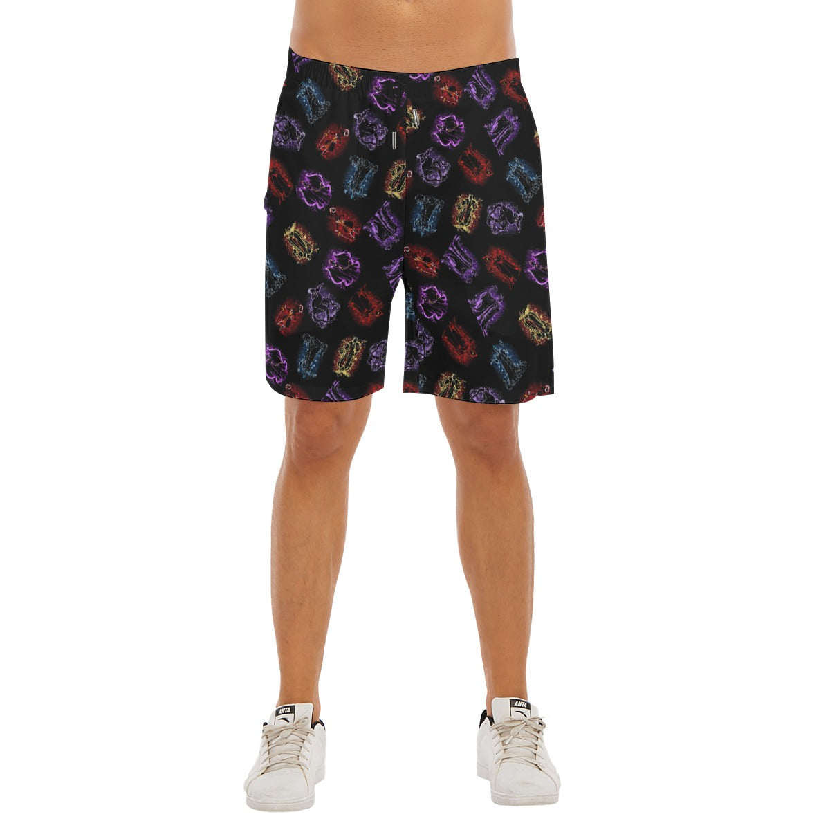 Villain Silhouettes Sparkle - Men’s Pocket Beach Shorts