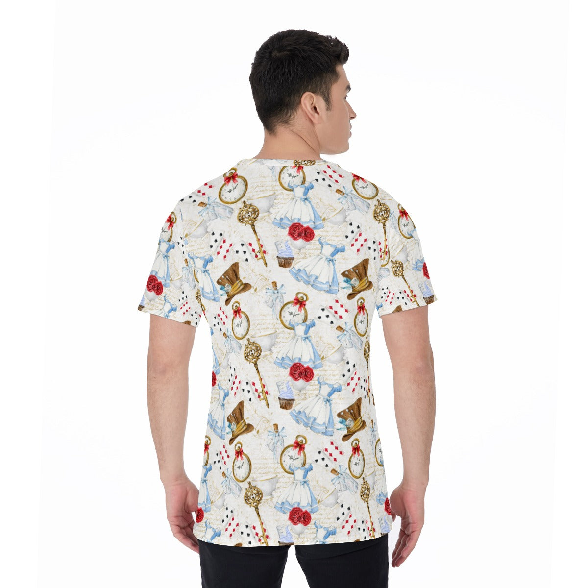 Curious Wonderland Icons - Men's Short Sleeve T-Shirt