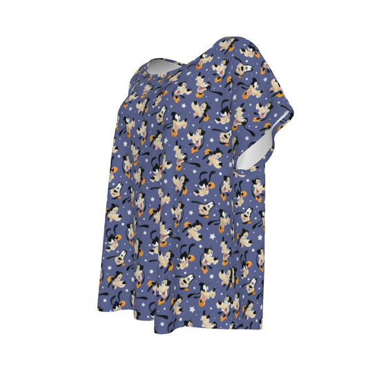 Funny Silly Dog - Women’s Relaxed Fit Scoop Tee