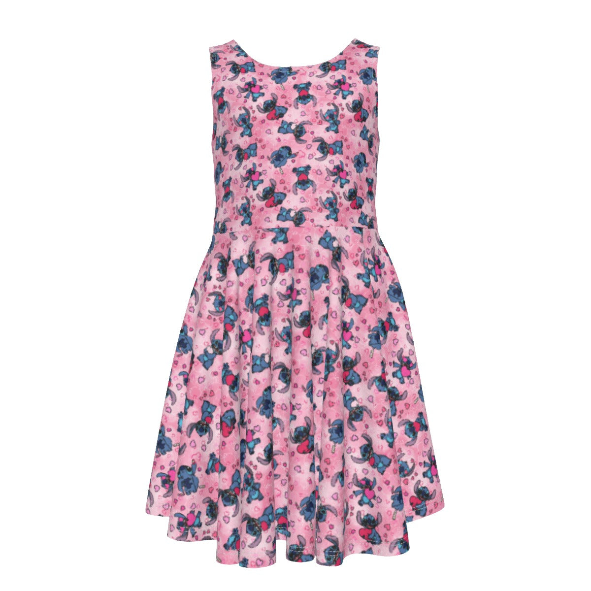 Valentine’s Mischief - Kid's Sleeveless Skater Dress