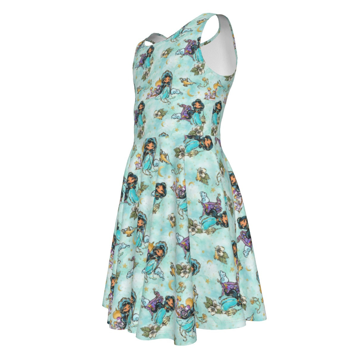 Whimsical Desert Princess - Kid's Sleeveless Skater Dress