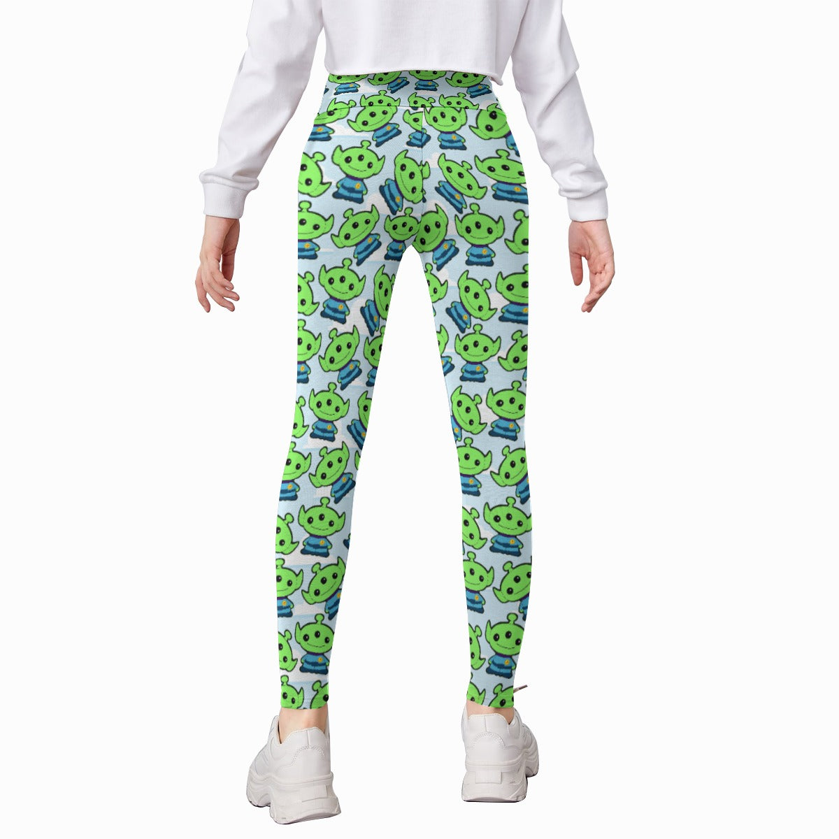 Little Green Space Aliens - Kid's Leggings