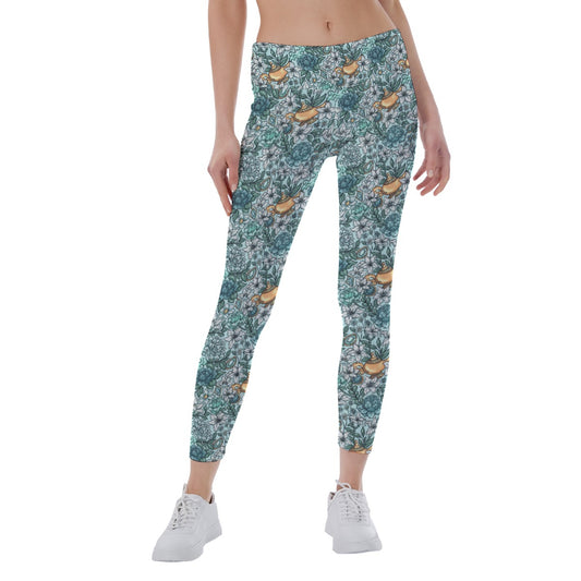 Fairytale Florals - Arabian Princess - Women's Yoga Leggings