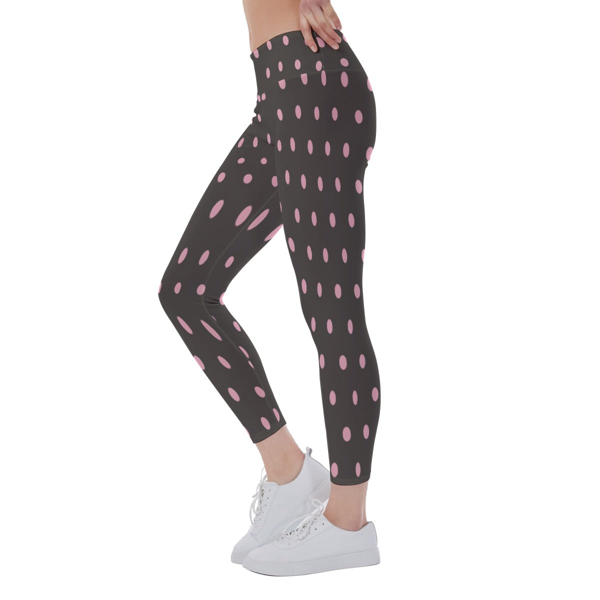 Candy Racer Leggings: Minty Sakura - Women's Yoga Leggings