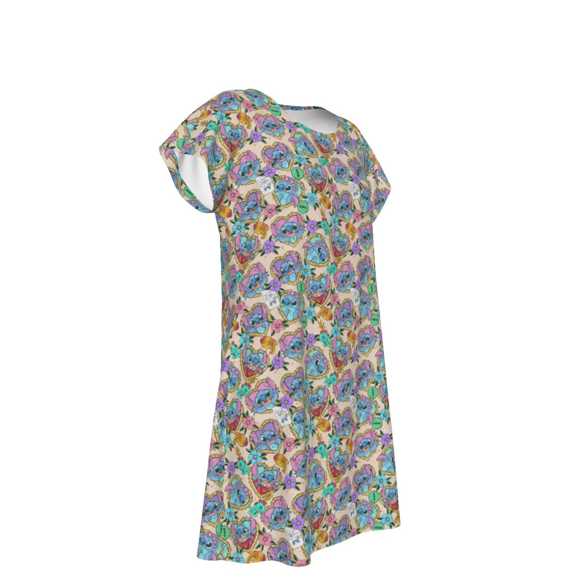Tattoo Hearts Island Mischief - Women's T-Shirt Dress