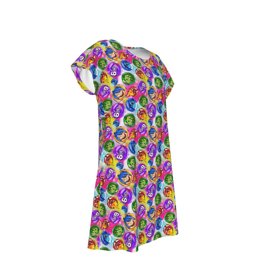 Inside Out Emotions - Women's T-Shirt Dress