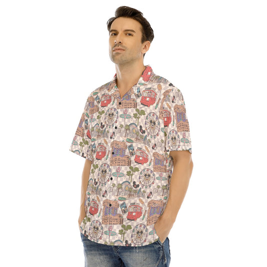 Original DCA - Men's Hawaiian Button Up Shirt