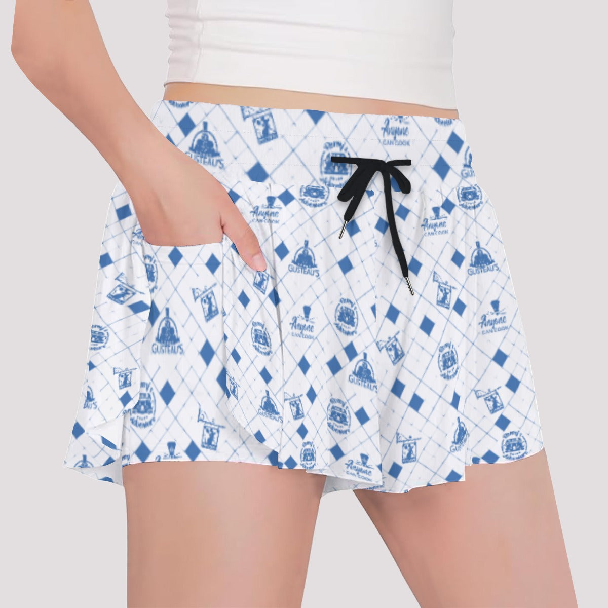 Chez Little Chef - Girls’ Flowy Pocket Shorts