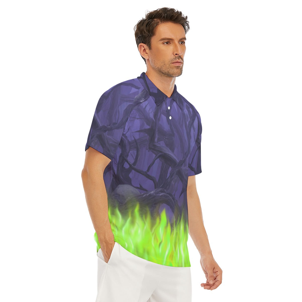 Enchanted Thorn Forest - Men's Polo Shirt