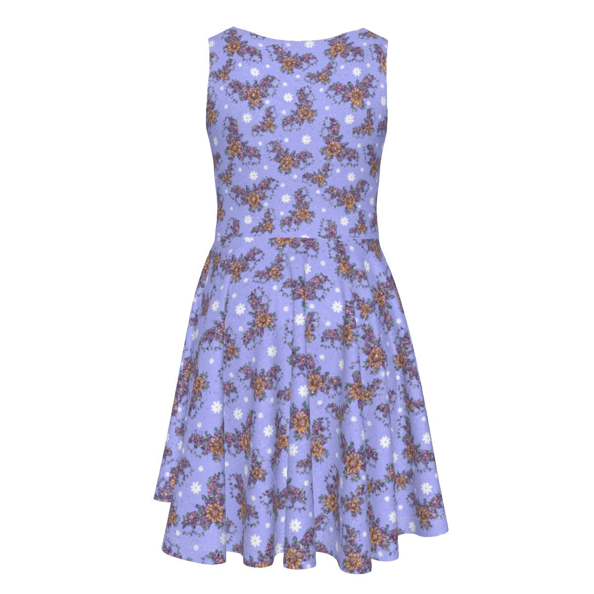 Blooming Bats - Kid's Sleeveless Skater Dress