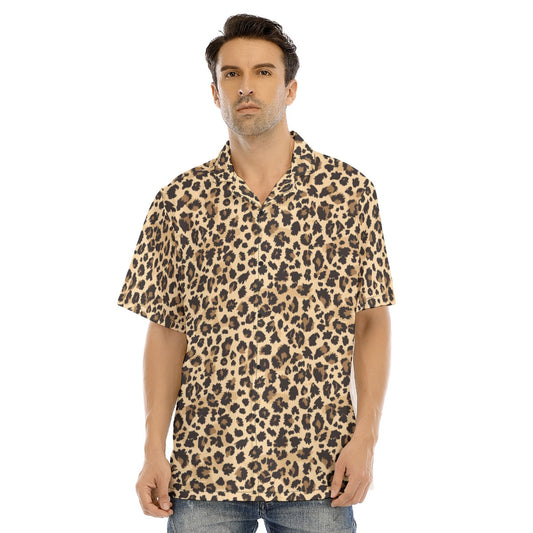 Animal Print - Cheetah - Men's Hawaiian Button Up Shirt