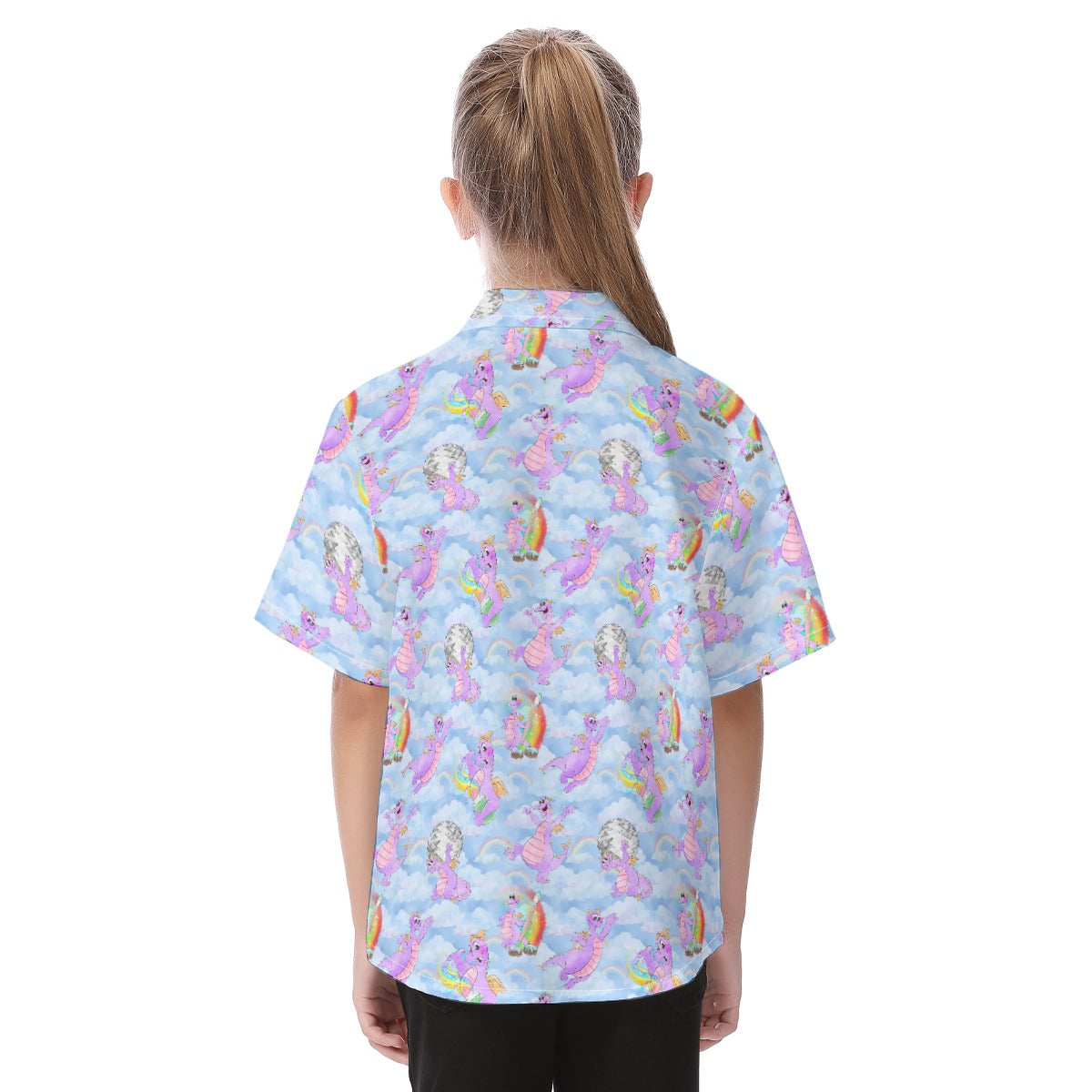 Imagine with Figment - Kid's Hawaiian Button Up Shirt