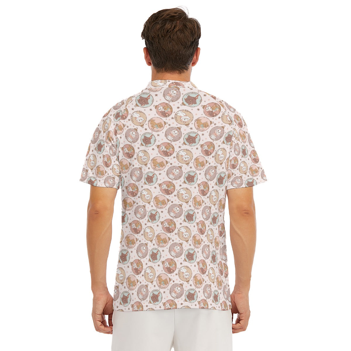 Festive Feline Baubles - Men's Polo Shirt