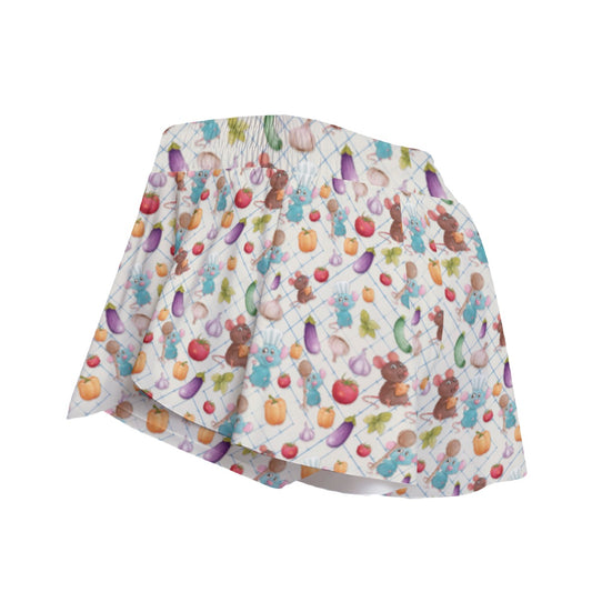 Ratatouille Veggies - Women's Flowy Pocket Shorts