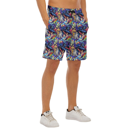 Galaxy Saga - Men’s Pocket Beach Shorts