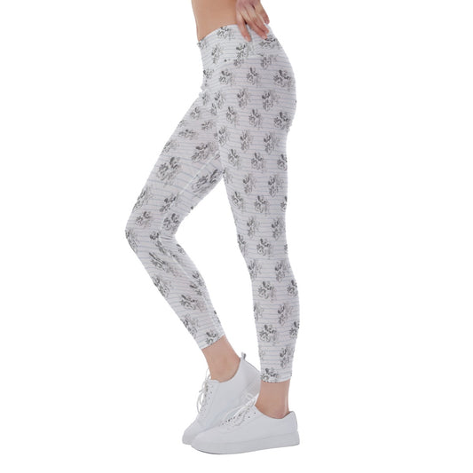 Sketch of Steamboat Mouse - Women's Yoga Leggings