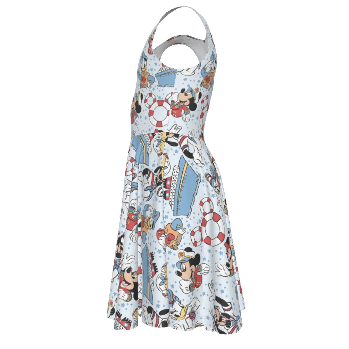 Sailor Cruise Stars - Kid's Sleeveless Skater Dress