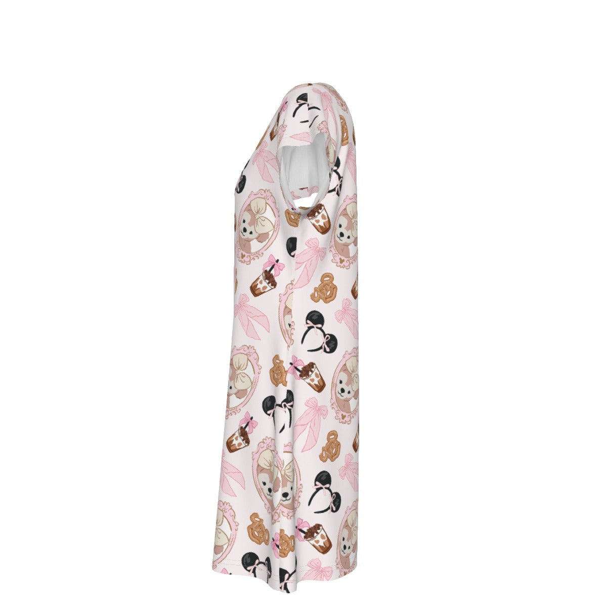 Bow Bear Sweet Day - Women's T-Shirt Dress