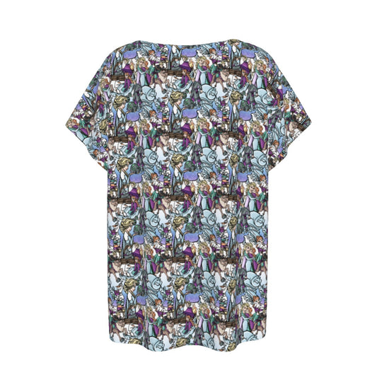 Enchanted Winter Journey - Women’s Relaxed Fit Scoop Tee