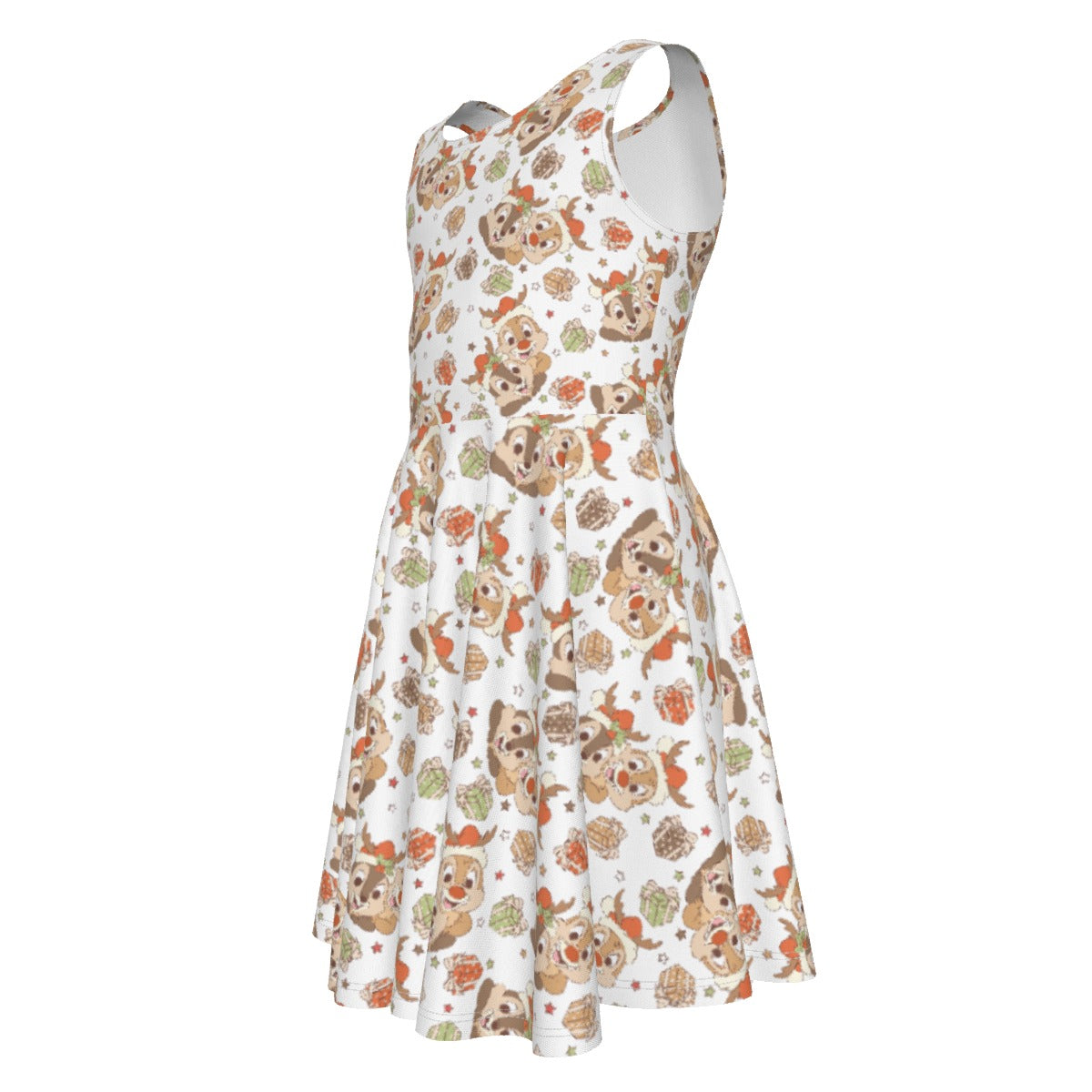 Holiday Mischief Duo - Kid's Sleeveless Skater Dress