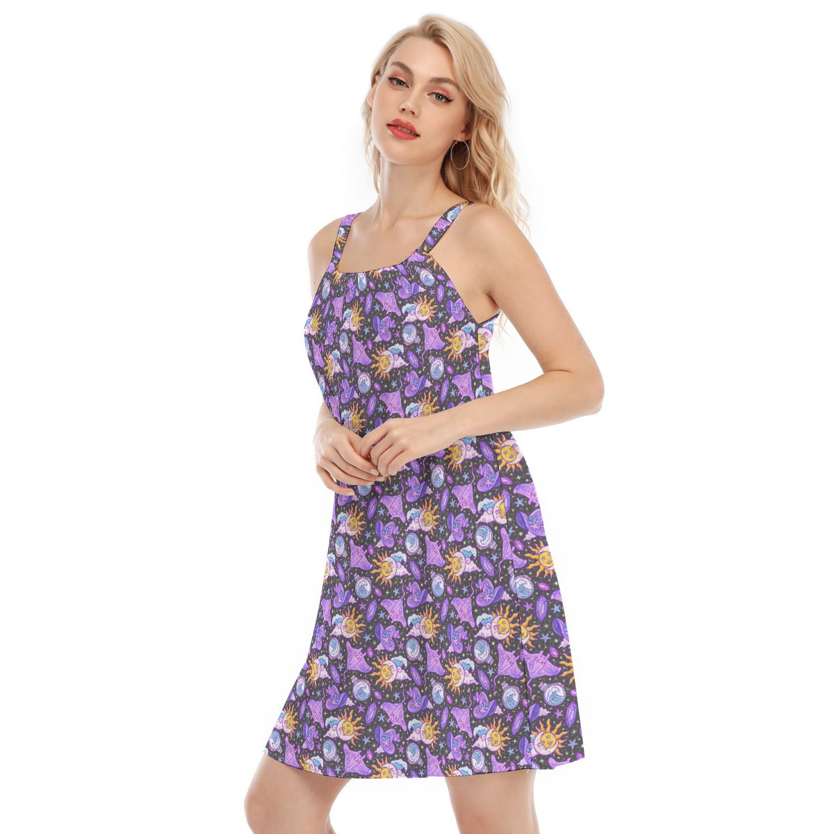 Mystical Manta Rays - Women’s Adjustable Sundress