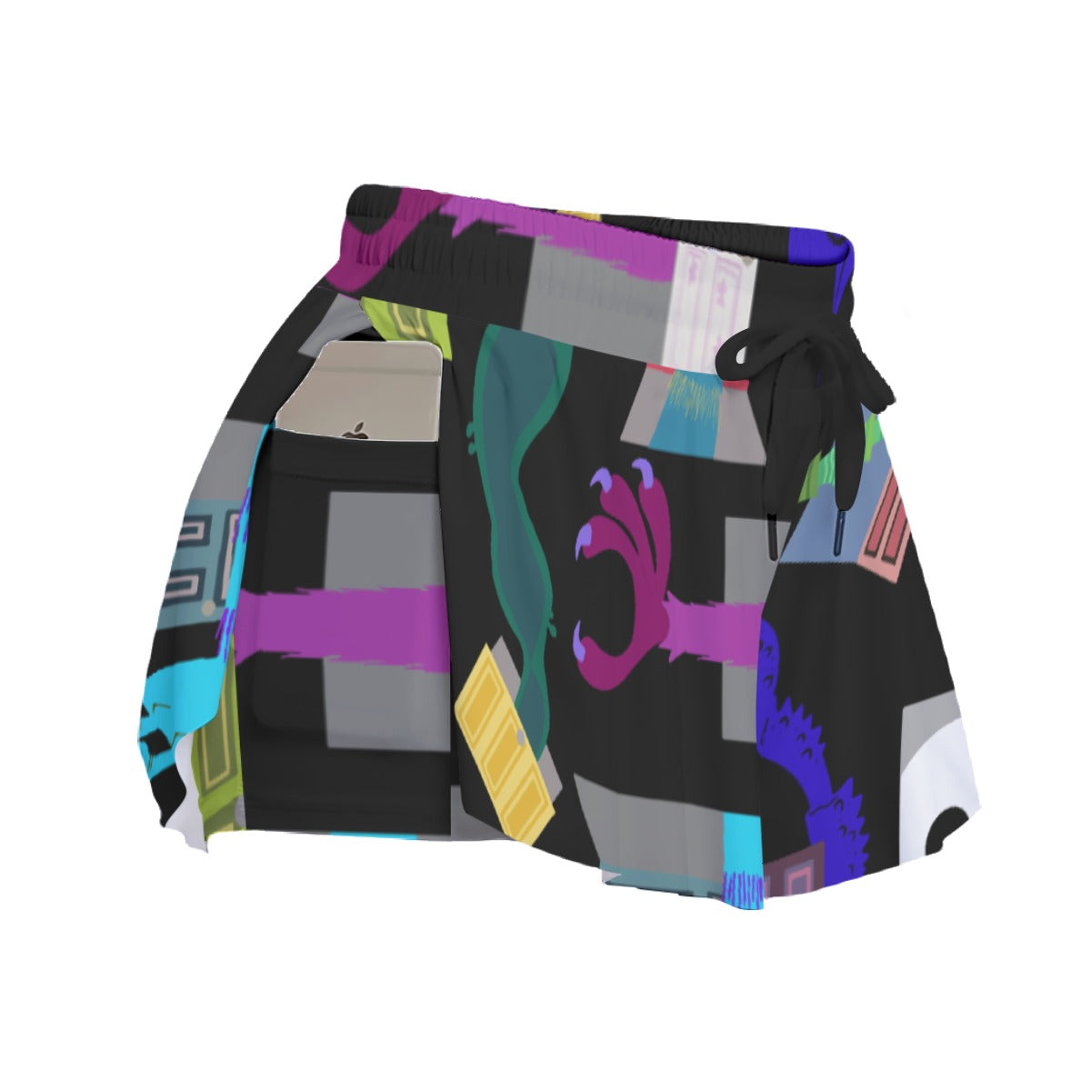 Monsters in Closets - Women's Flowy Pocket Shorts
