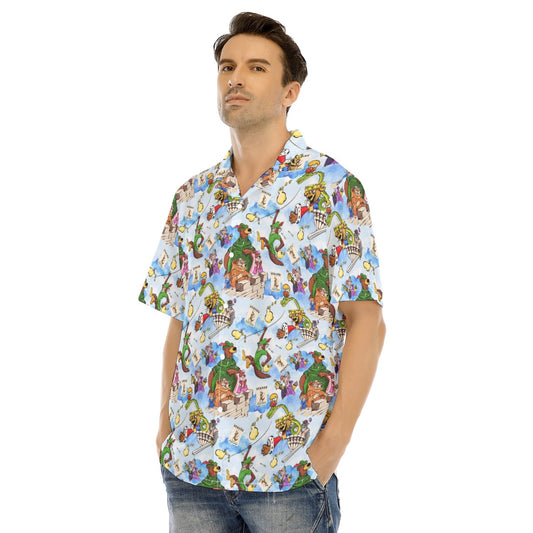 Robin Hood Adventure - Men's Hawaiian Button Up Shirt