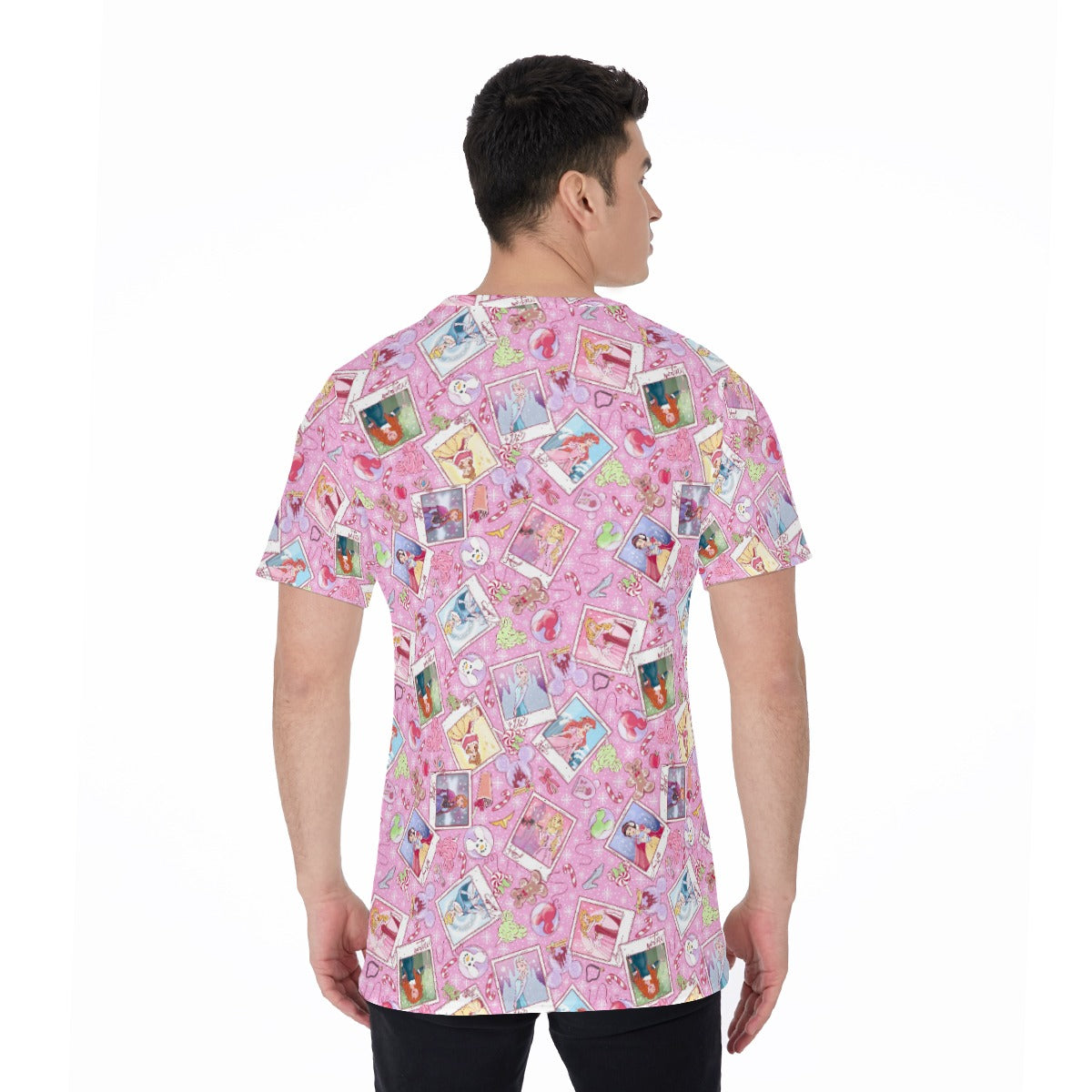 Holiday Winter Princess Christmas Snapshots - Men's Short Sleeve T-Shirt