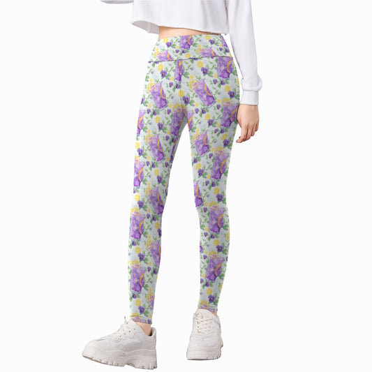 Zest Of The Fest Violet Lemonade - Kid's Leggings