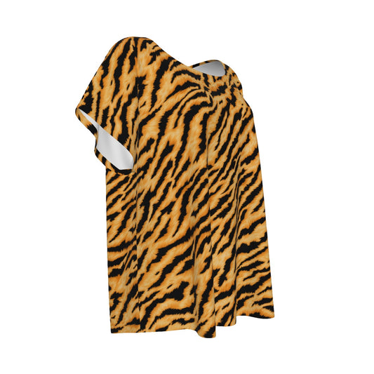 Animal Print - Tiger - Women’s Relaxed Fit Scoop Tee