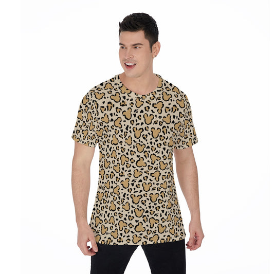 Mouse Ears Animal Print - Men's Short Sleeve T-Shirt