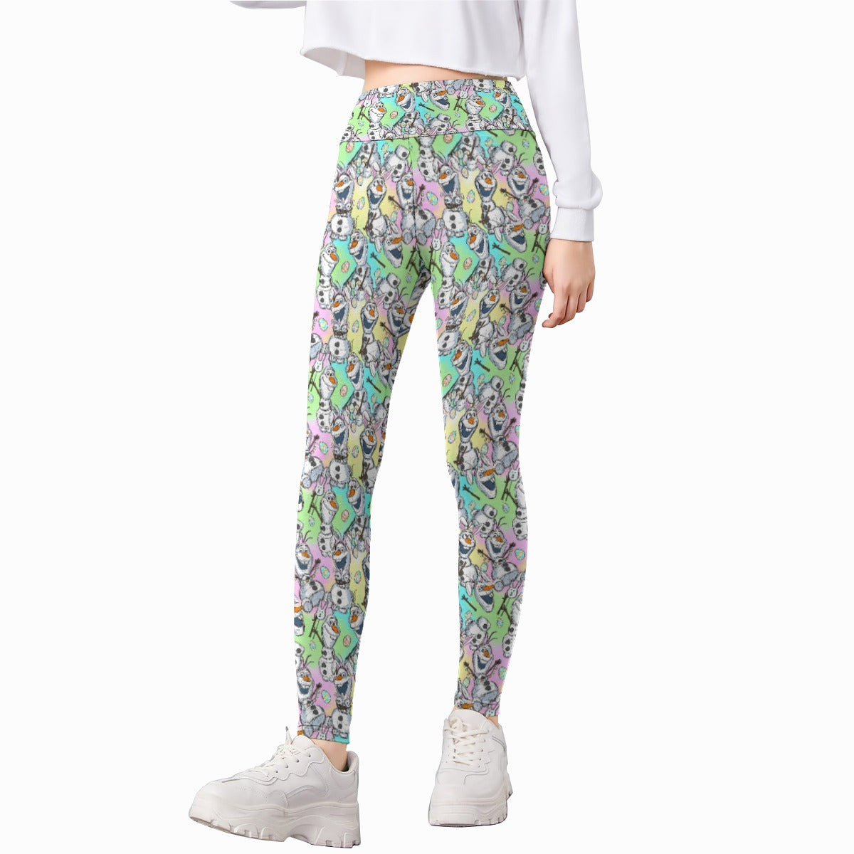 Sketched Snowman Easter - Kid's Leggings