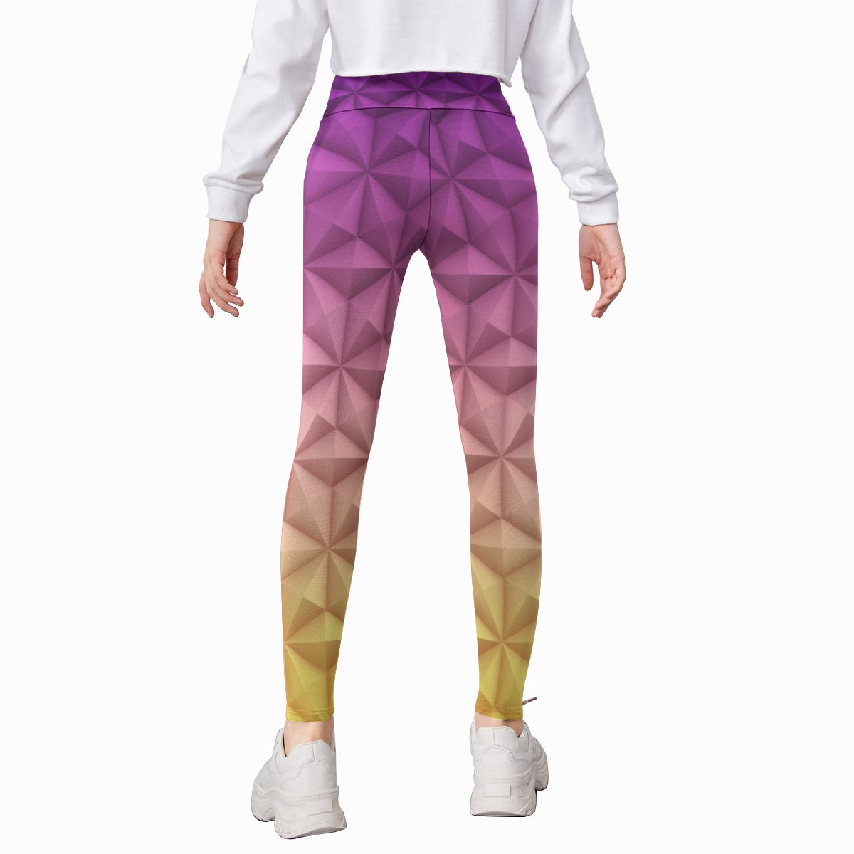 Geometric Spaceship Sphere - Kid's Leggings