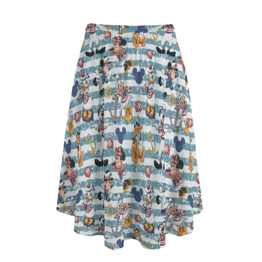 Cruise Crew on Deckends - Women’s Pocket Midi Skirt